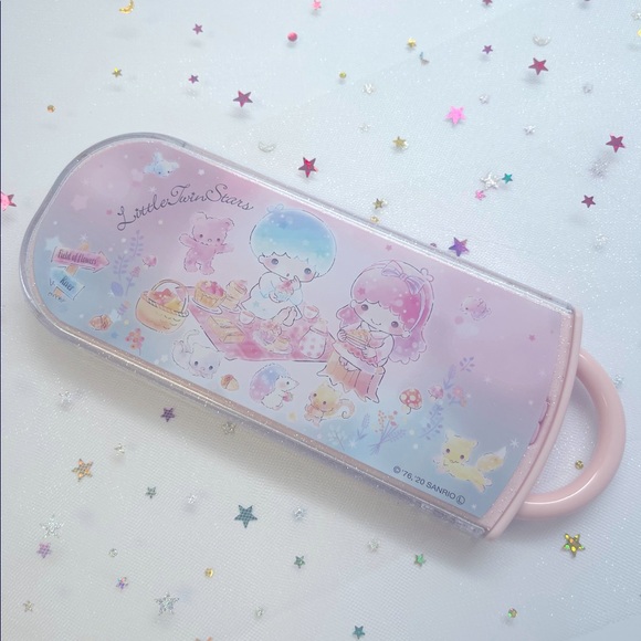 Sanrio Little Twin Stars Utensil Set - Picture 3 of 3